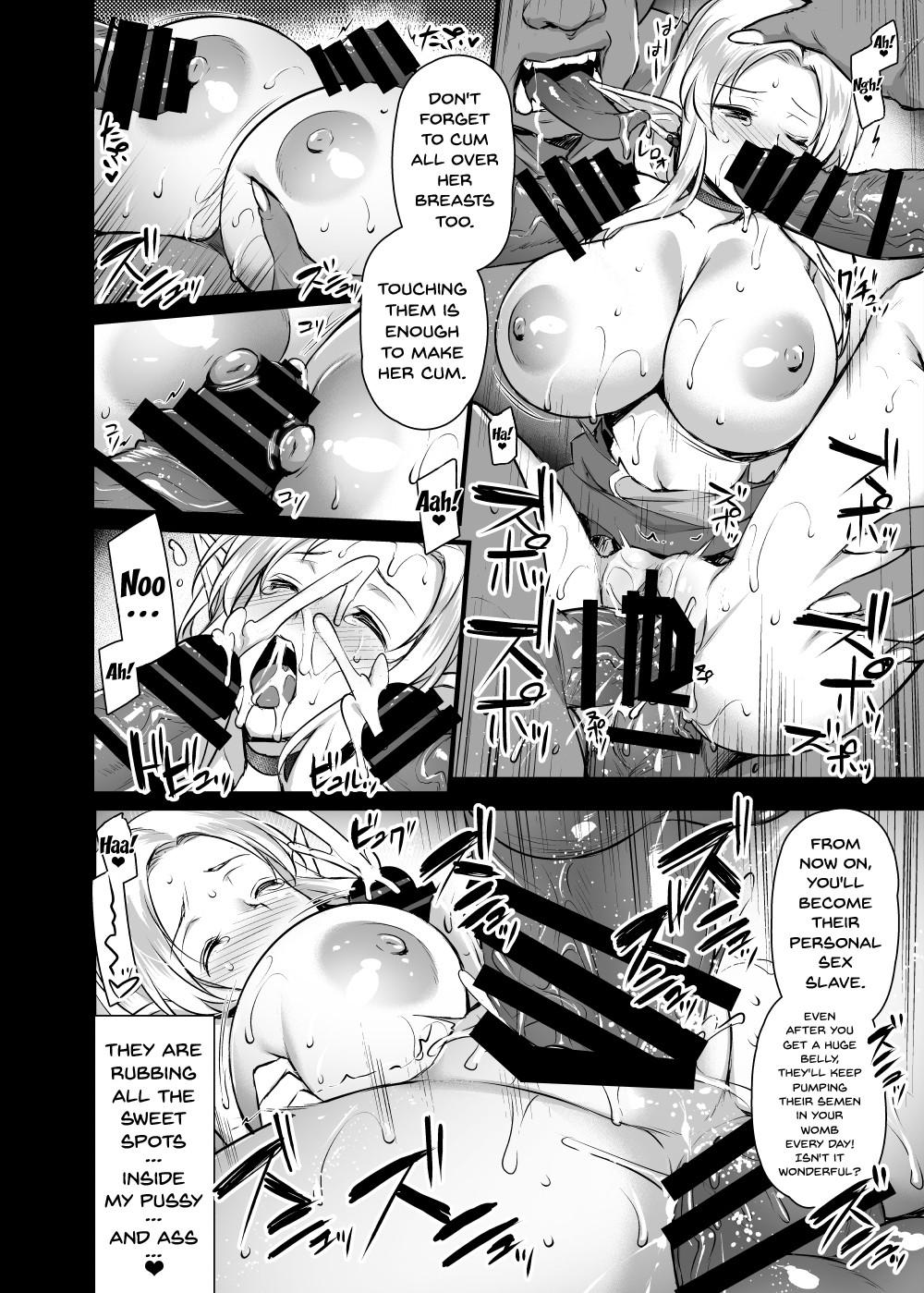 Hentai Manga Comic-Elf's Mom ~She Gets Raped By Orcs In From Of Her Son~-Read-19